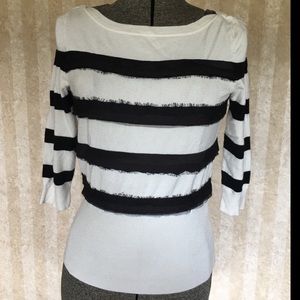White House‎ Black Market Striped Sweater